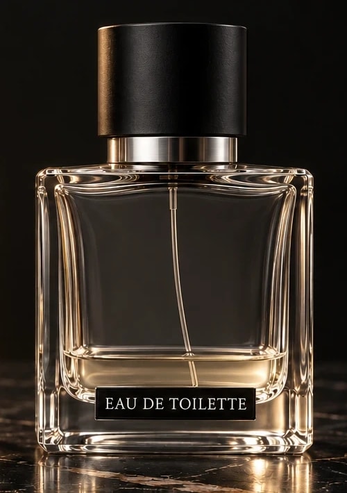 Frasco EAU DE TOILETTE: 5% al 15% de esencia pura