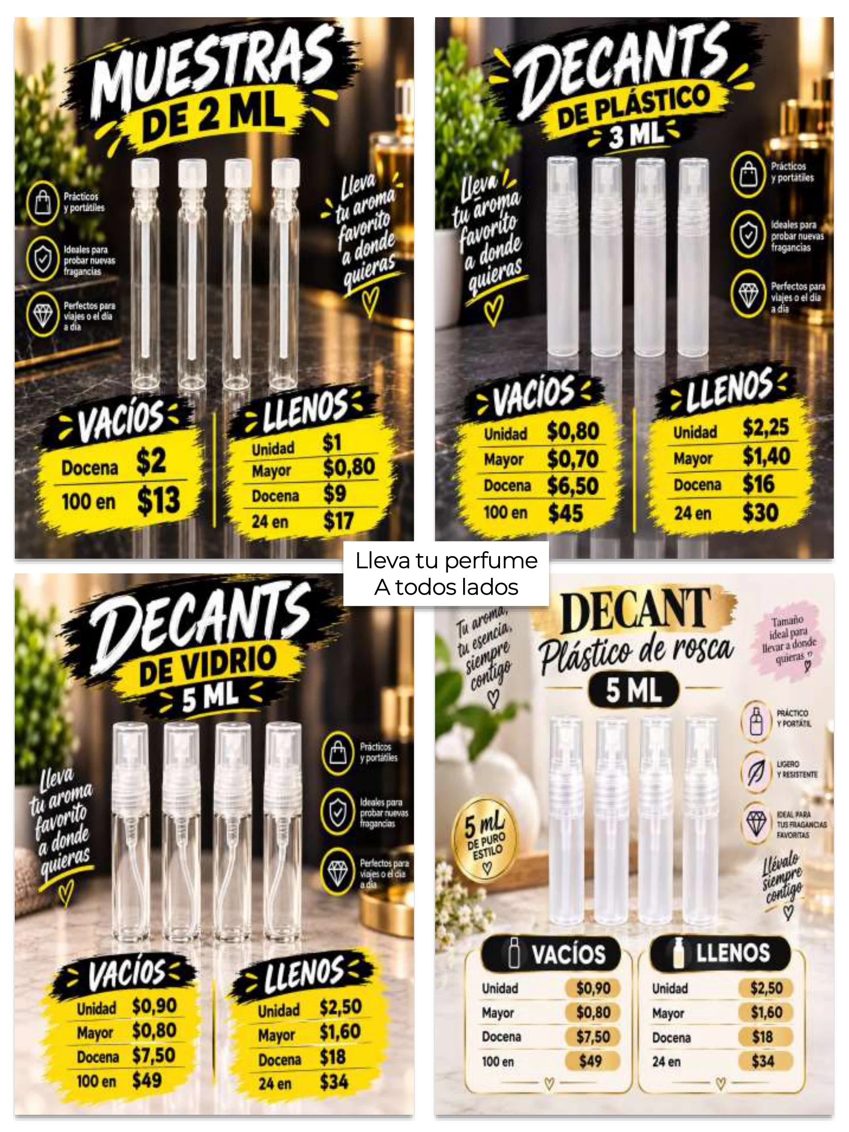 Muestras y decants