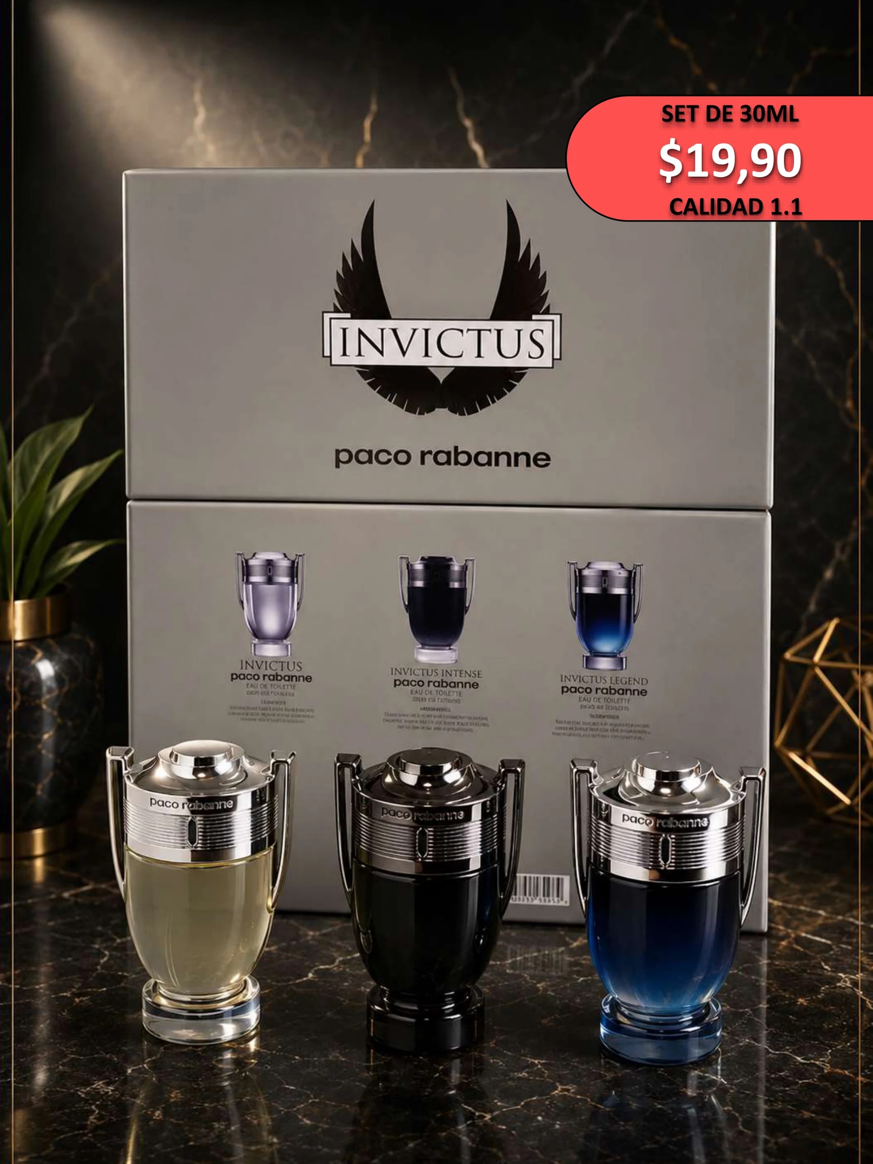 Set Invictus 30 ml